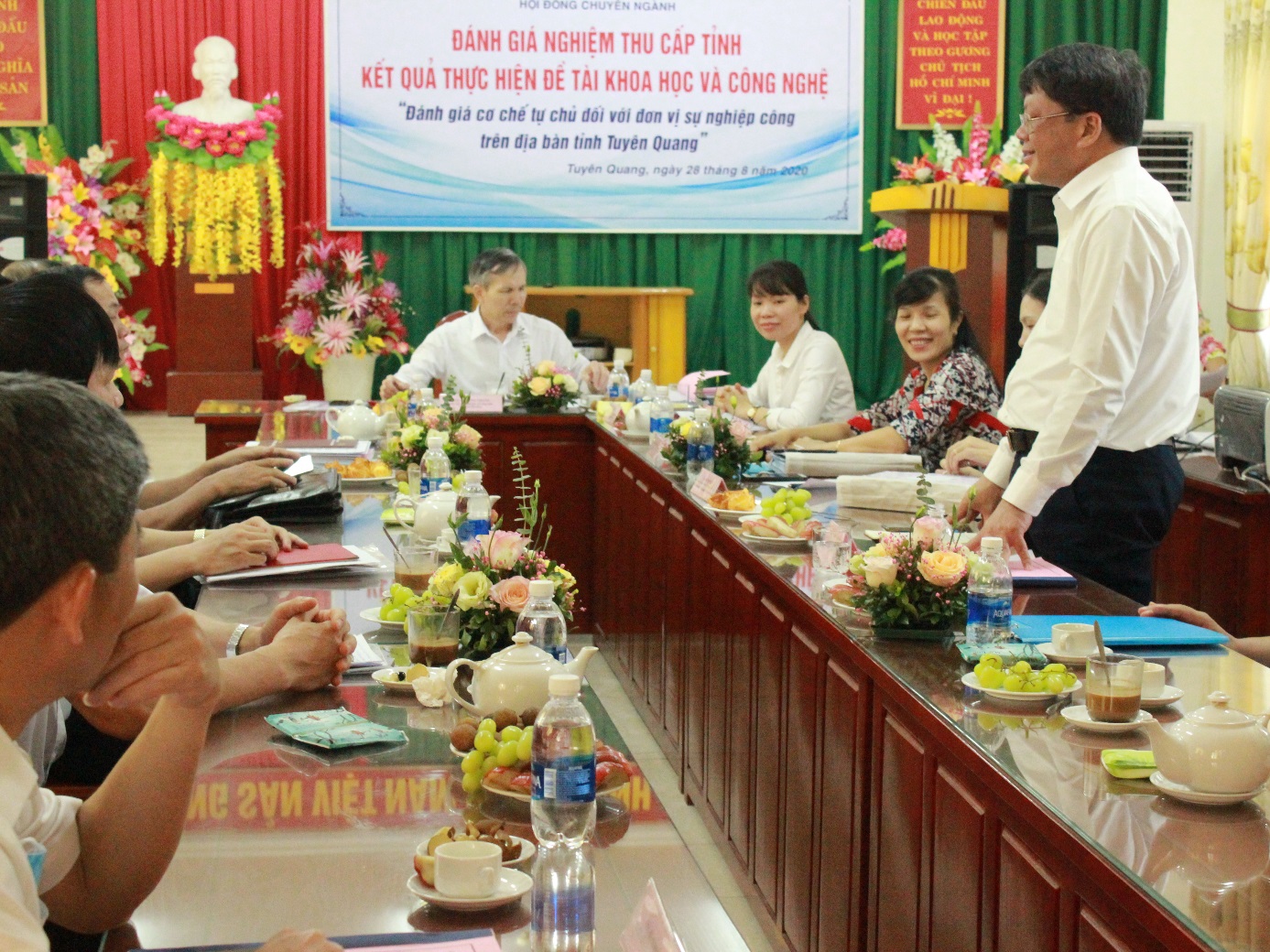 Nghiệm thu đề tài “ Đánh giá cơ chế tự chủ đối với đơn vị sự nghiệp công trên địa bàn tỉnh Tuyên Quang”